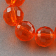 Chapelets de perles en verre transparent X-GLAA-R095-8mm-21-1