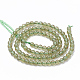 Natürliche grüne Apatit Perlen Stränge G-S150-28-7mm-3
