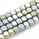 Chapelets de perles en hématite synthétique sans magnétiques G-N0318-39-C-1