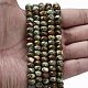 Природные риолитом яшмы бисер нитей G-Z111-A14-01-2