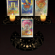 4 soporte para cartas de tarot de madera de 4 estilos. DJEW-WH0041-010-2