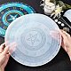 AHANDMAKER 11 Inch Large Tray Resin Silicone Molds Constellation Compass Tarot Divination Molds with Accessories for Making Faux Agate Tray Tray Home Divination Decorations DIY-PH0028-22-5