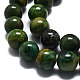 Chapelets de perles en jade africaine naturelle G-I356-A01-03-3