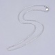 925 Sterling Silver Chain Necklaces NJEW-BB30129-18-1