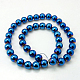 Non-Magnetic Synthetic Hematite Beads Strands G-C019-10mm-2