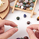Craftdady 150pcs 15 couleurs perles de pierres précieuses mélangées naturelles G-CD0001-07-5