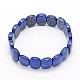 Natural Lapis Lazuli Stretch Bracelets BJEW-O094-01-2