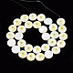 Perlas naturales de esmalte de concha de agua dulce SHEL-N026-194-07-2