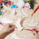 GORGECRAFT 20PCS Pigeon Unfinished Wood Cutout Hanging Wooden Christmas Tags Pendants Slices Ornaments Sets with Hole Ropes for Wedding Christmas Birthday Themed Party Decoration Painting Arts Home WOOD-WH0124-26D-3