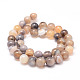 Chapelets de perles en agate rayée naturelle/agate à bandes G-K155-A-10mm-13-4