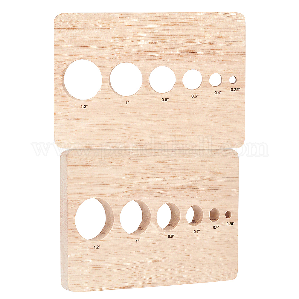 Wholesale PH PandaHall Wood Safety Eyes Insertion Tool Auxiliary Tool