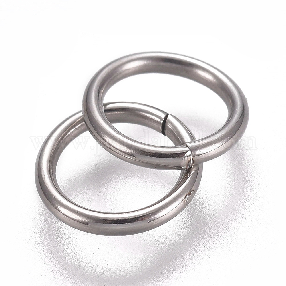 thumbnail image 2 of Bedazzlinbeads 100-Pack 20 Gauge 304 Stainless Steel Silver Jump Rings - Jewelry Findings 2 of 6