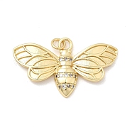 Латунные микро проложить кубического циркония подвески KK-H529-50G