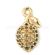 Латунные микро проложить кубического циркония подвески KK-R219-36E-G