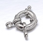 Латунная застежка пружинного кольца KK-L082D-01P