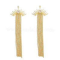 Wholesale 12PCS Gold Plated Solid Brass Satellite Beaded Ball Curb