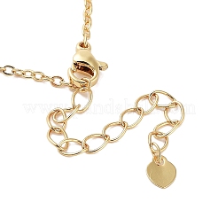 Ожерелья из кубического циркония с покрытием из латуни и микропаве NJEW-M215-02G-04