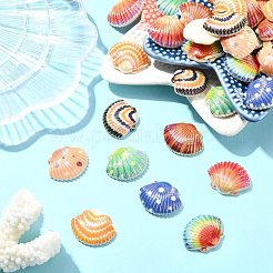 Кабошоны из непрозрачной смолы&nbsp;RESI-CJ0004-35