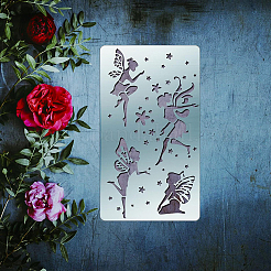 4шт 4 шаблона трафаретов для резки нержавеющей стали DIY-BC0002-96