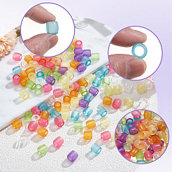 120 Stück transparente europäische Acrylperlen&nbsp;MACR-SC0002-58