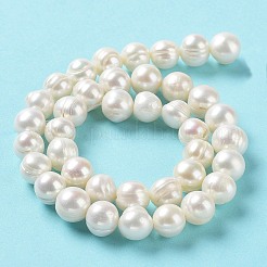 Нити из натурального культивированного пресноводного жемчуга PEAR-E019-03