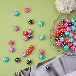 Набор для изготовления круглых силиконовых бусин wewaysmile 50 шт. 5 стиля 15 мм&nbsp;JX489A