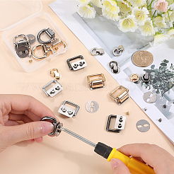 9 стиль застежки для подвески сумок из цинкового сплава FIND-GF0005-10