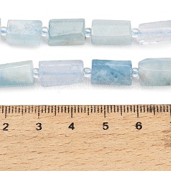 Natürliche Aquamarin Perlen Stränge&nbsp;G-F836-B10-01