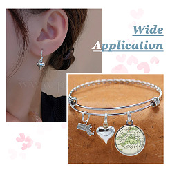 100 шт. подвески из нержавеющей стали 5-х цветов&nbsp;STAS-BT0001-14