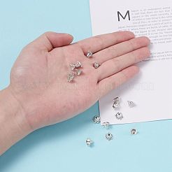 Тибетский стиль сплава цветок колокольчик филигранный бусины&nbsp;X-TIBEB-O005-02