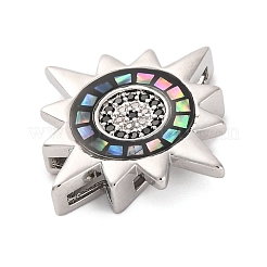 Латунные микро проложить кубического циркония слайд подвески&nbsp;LS-KK-A232-01B