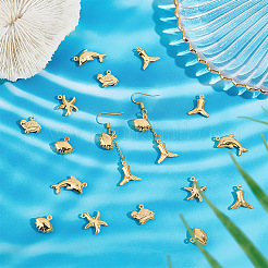 40 шт. 5 набора подвесок из нержавеющей стали 304&nbsp;STAS-UN0045-81