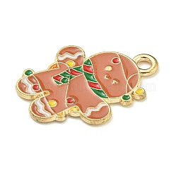 Новогодняя тема сплава эмали подвески&nbsp;ENAM-I060-01E