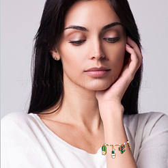 40шт 10 стиля подвески из сплава с эмалью&nbsp;ENAM-HY0001-31