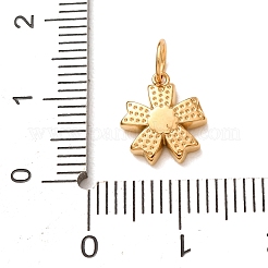 Ciondoli in acciaio inossidabile 304 con micro pavé di zirconi cubici trasparenti&nbsp;CU-CBAB6EC-24G