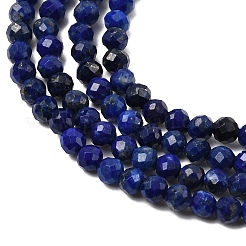 Нитки бусины из натурального ляписа-лазури&nbsp;G-F596-49