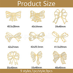 Никелевые декоративные наклейки DIY-WH0450-062