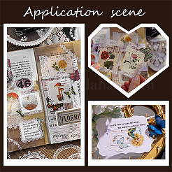 8 набор декоративных наклеек для альбома с животными в 8 стилях DIY-OC0010-22