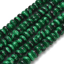 Синтетического малахита бисер нитей G-L635-A22-4x2mm