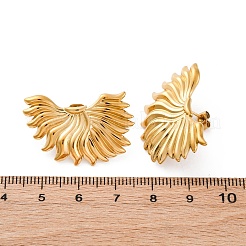 Ohrstecker aus 304 Edelstahl für Damen&nbsp;LS-EJEW-F357-03G-02