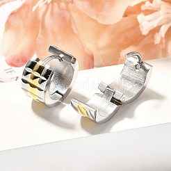 Серьги-кольца из нержавеющей стали 304 для женщин EJEW-C096-51GP