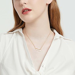 Collana pendente con perline di perle naturali&nbsp;JN1054A
