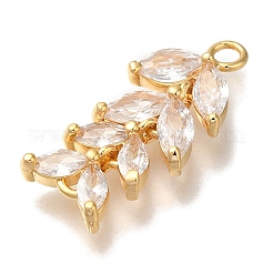 Латунные микро проложить кубического циркония подвески&nbsp;KK-B107-11G