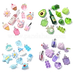 10шт 10 стиля подвески из смолы&nbsp;RESI-YW0003-36