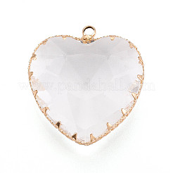 Прозрачные стеклянные подвески&nbsp;KK-N283-01L-G