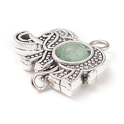 Соединитель звеньев сплава тибетского стиля&nbsp;PALLOY-JF01715-02