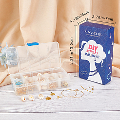 Наборы для самостоятельного изготовления сережек в пляжной тематике&nbsp;DIY-SC0013-78G