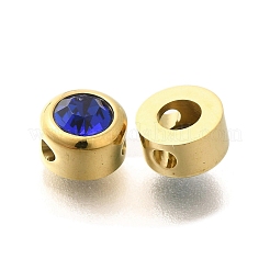 Ионное покрытие (ip) 304 нержавеющая сталь микропаве кубические циркониевые бусины STAS-K263-74G