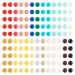 560шт 14 цвета непрозрачные акриловые бусины&nbsp;SACR-TA0001-47