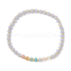 Pulseras elásticas para mujer con aventurina verde natural&nbsp;BJEW-JB13334-02